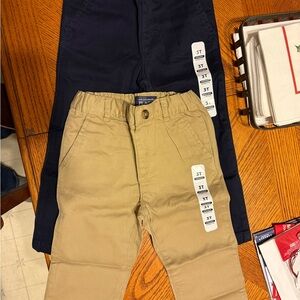 The Children's Place Navy and Tan Casual Pants